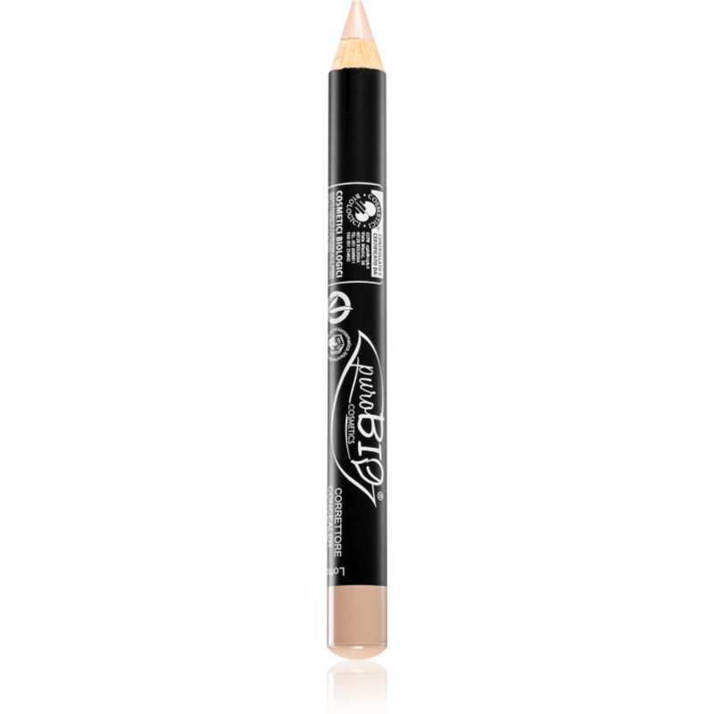 puroBIO Cosmetics Concealer pencil hidratant anticearcan in creion culoare 18 Beige 2,3 g