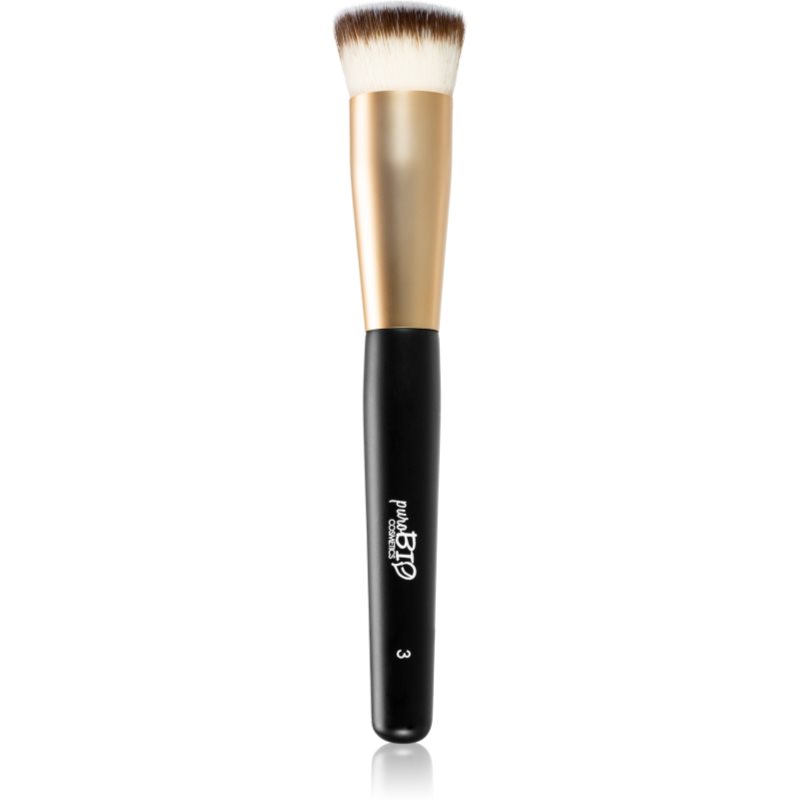 puroBIO Cosmetics N°03 perie kabuki pentru machiaj 1 buc