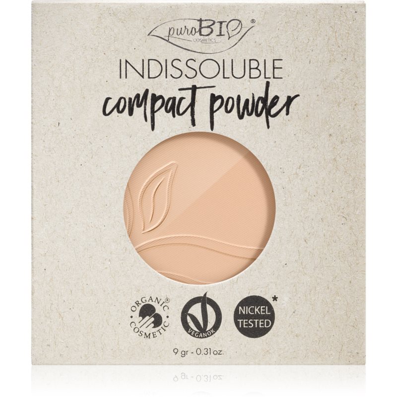 puroBIO Cosmetics Indissouble pudra compacta rezervă culoare 02 9 g