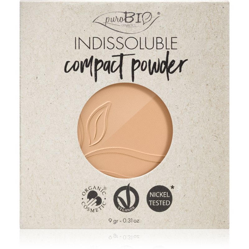 puroBIO Cosmetics Indissouble pudra compacta rezervă culoare 03 9 g