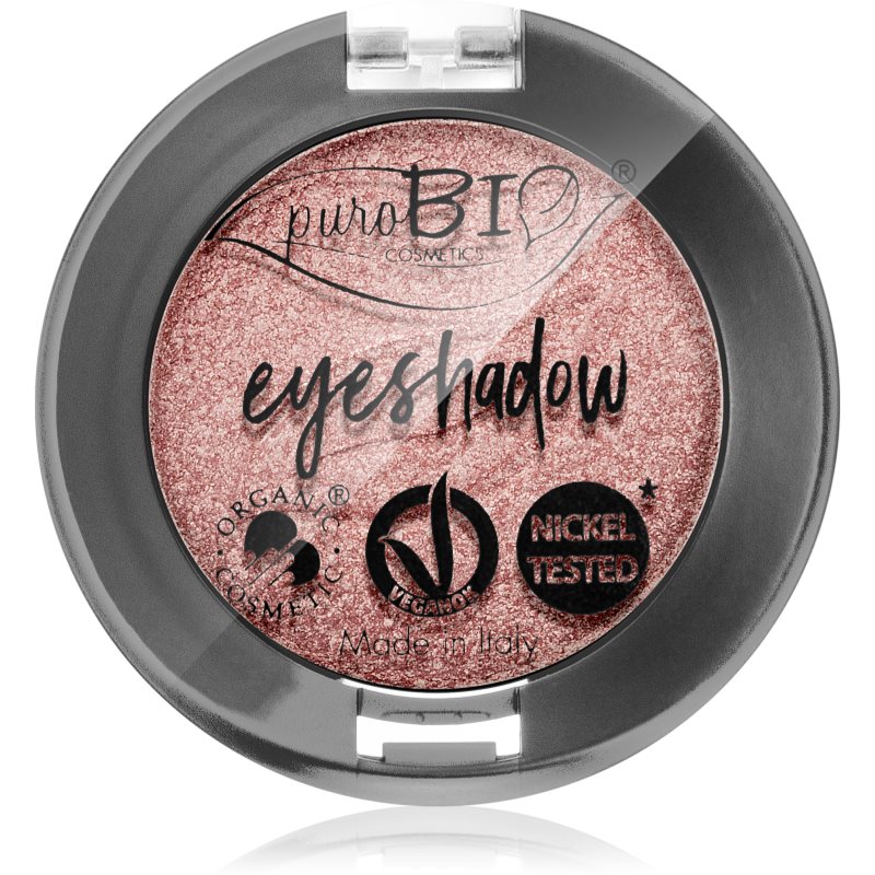 puroBIO Cosmetics Compact Eyeshadows fard ochi culoare 25 Pink 2,5 g