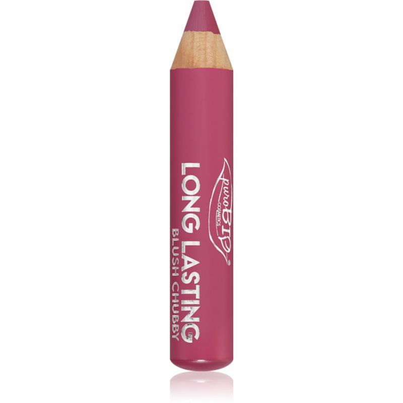 puroBIO Cosmetics Long Lasting Chubby blush in creion culoare 023L Cyclamen 3,3 g