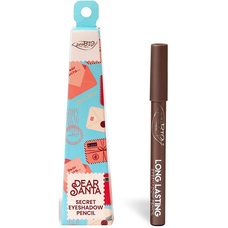 puroBIO Cosmetics Dear Santa SECRET creion de ochi lunga durata în ambalaj cadou culoare 07L 3 g