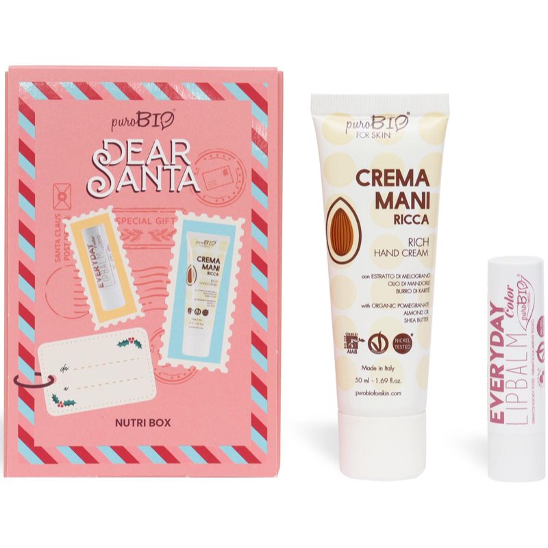 puroBIO Cosmetics Dear Santa Nutri Box set cadou 2 buc