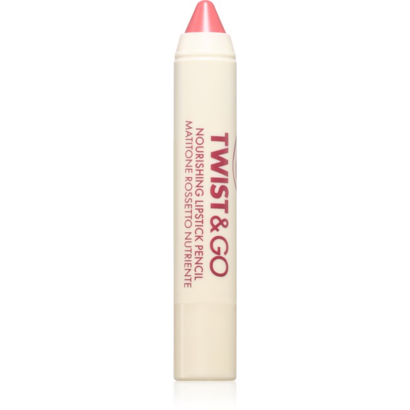 puroBIO Cosmetics Twist&Go ruj nutritiv in creion culoare Universal Pink 2.9 g