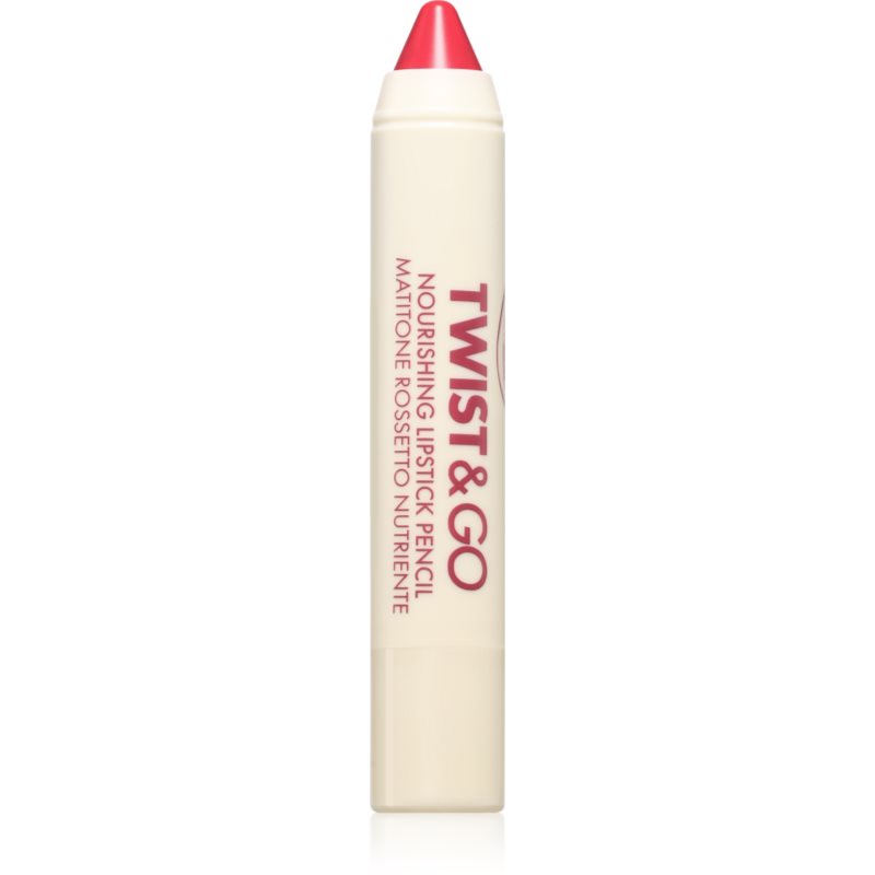 puroBIO Cosmetics Twist&amp;Go ruj nutritiv in creion culoare Raspberry Red 2.9 g