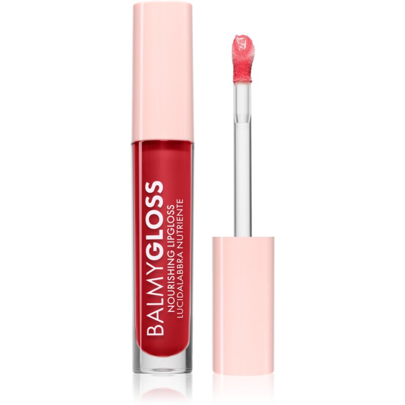 puroBIO Cosmetics BalmyGloss lip gloss nutritiv culoare 05 Vibrant Deep Pink 4.2 g