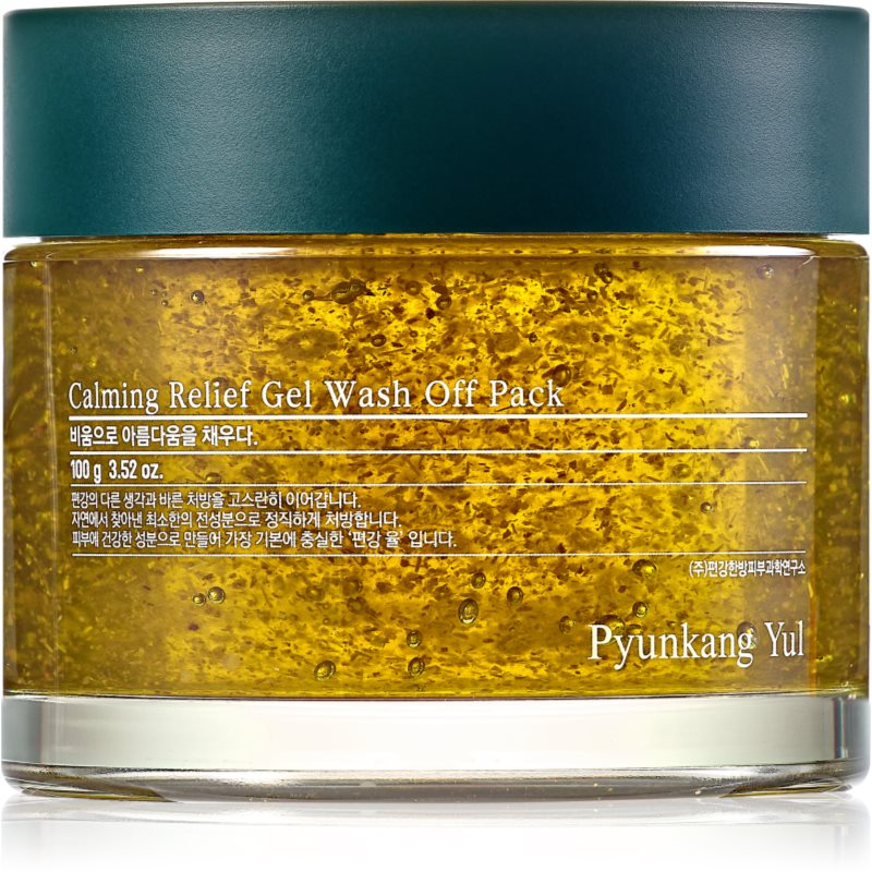Pyunkang Yul Calming Relief Gel Wash Off Pack mască de hidratare profundă pentru a calma si intari pielea sensibila 100 g