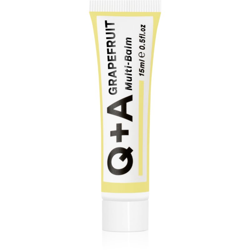 Q+A Grapefruit balsam multifuncțional de buze 15 ml Q+A Grapefruit balsam multifuncțional de buze 15 ml