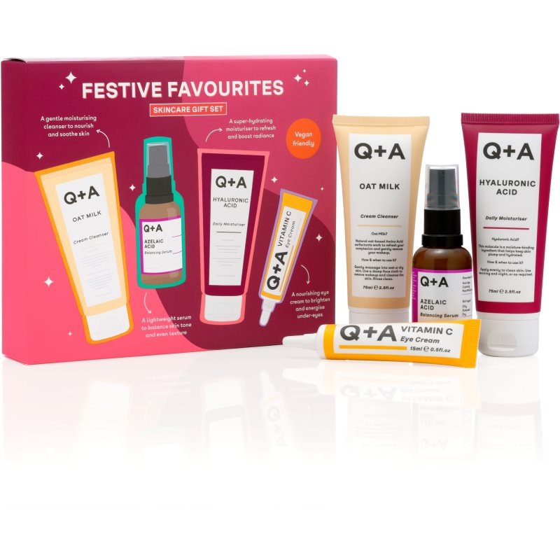 Q+A Festive Favourites set cadou faciale Q+A Festive Favourites set cadou faciale