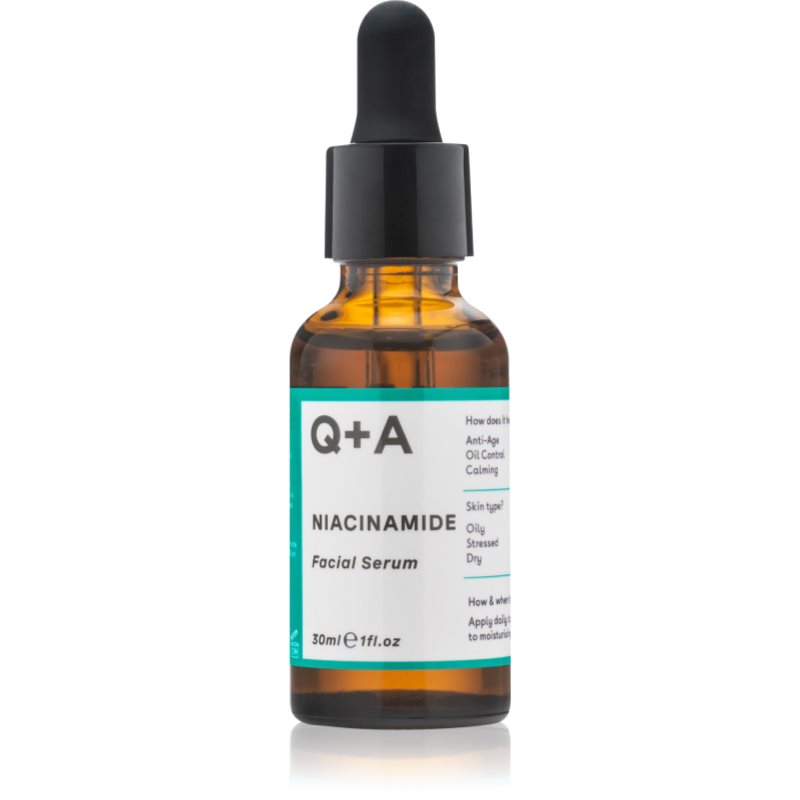 Q+A Niacinamide ser facial cu efect iluminator cu niacinamidă 30 ml Q+A Niacinamide ser facial cu efect iluminator cu niacinamidă 30 ml