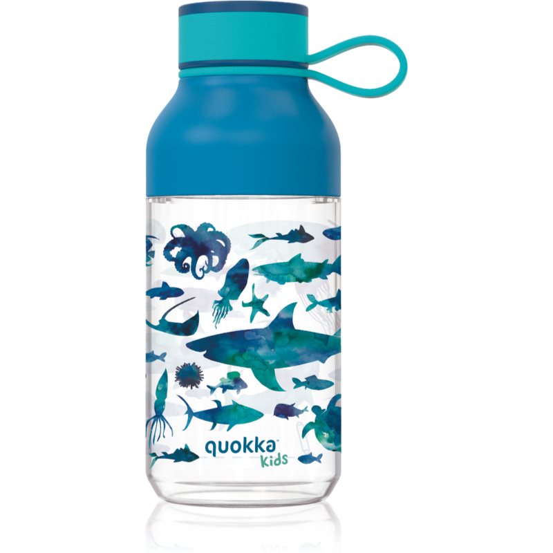 Quokka Ice Kids biberon cu dispozitiv de prindere Sea Animals 430 ml