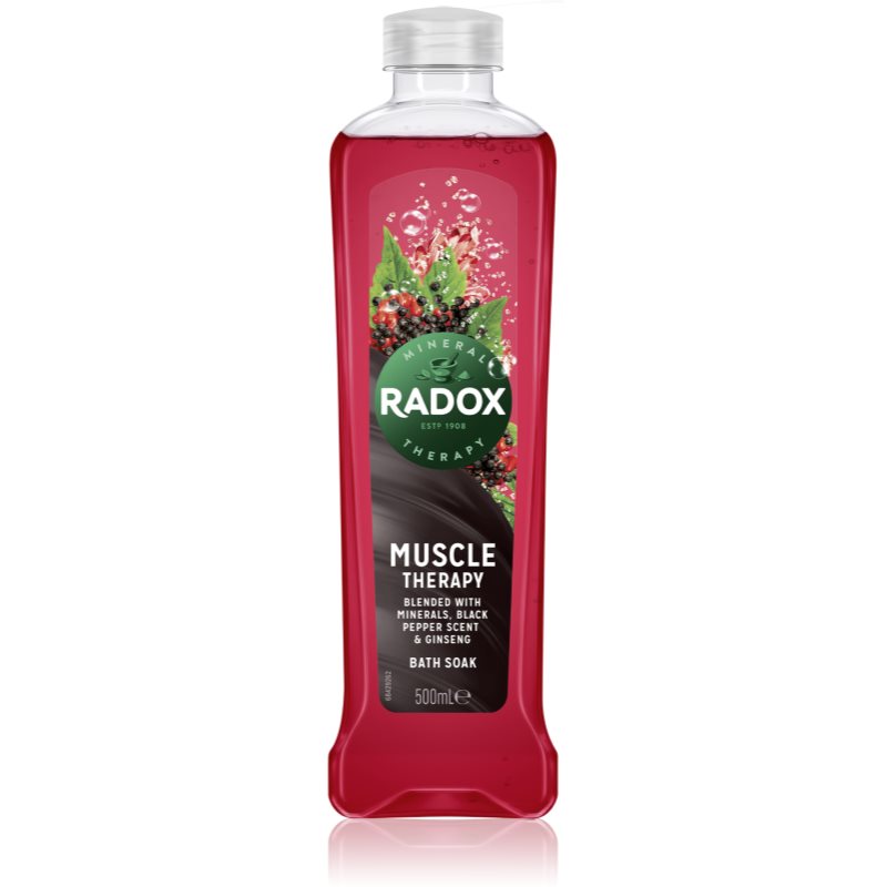 Radox Men Muscle Therapy spuma de baie Black Pepper & Ginseng 500 ml