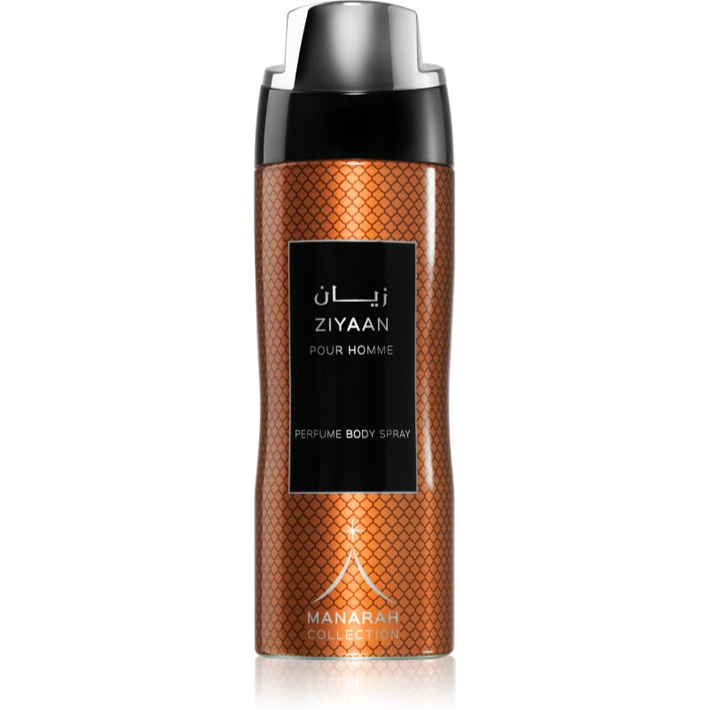 Rasasi Manarah Collection Ziyaan spray de corp parfumat pentru bărbați 200 ml