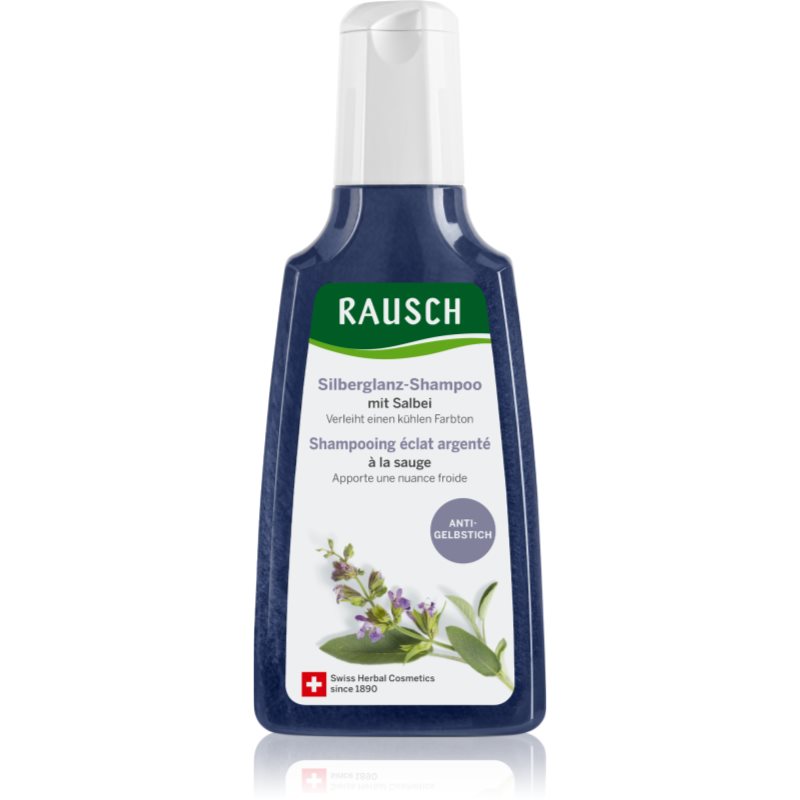Rausch Silver-Shine Shampoo With Sage șampon pentru neutralizarea tonurilor de galben 200 ml