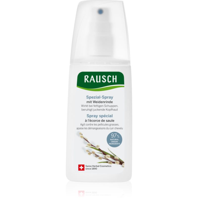 Rausch Treatment Spray Conditioner With Willow Bark balsam sub forma de spray pentru par gras 100 ml