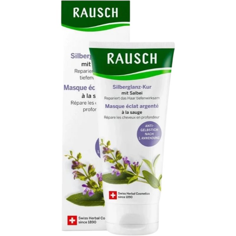 Rausch Silver-Shine Mask With Sage Masca de par neutralizeaza tonurile de galben 100 ml