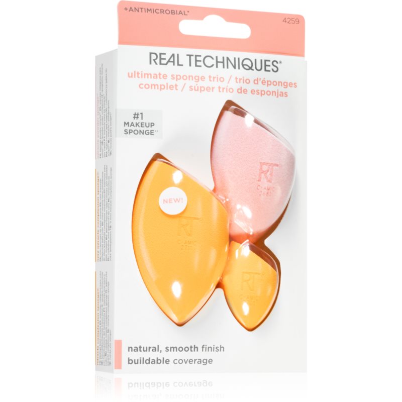 Real Techniques Ultimate Sponge Trio set aplicatoare