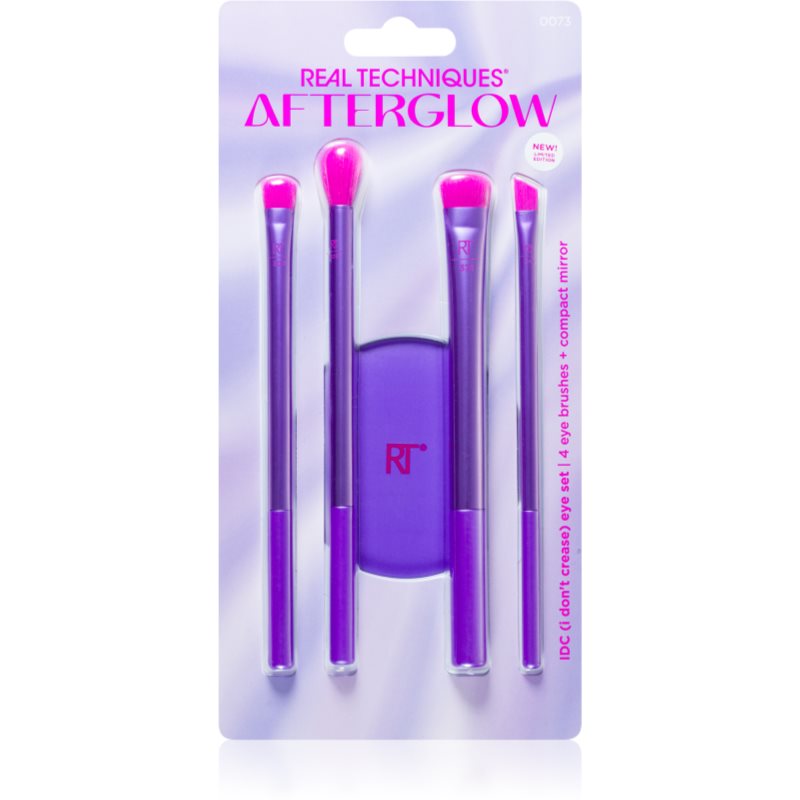 Real Techniques Afterglow I Don't Crease brush set for the eye area 5 pc