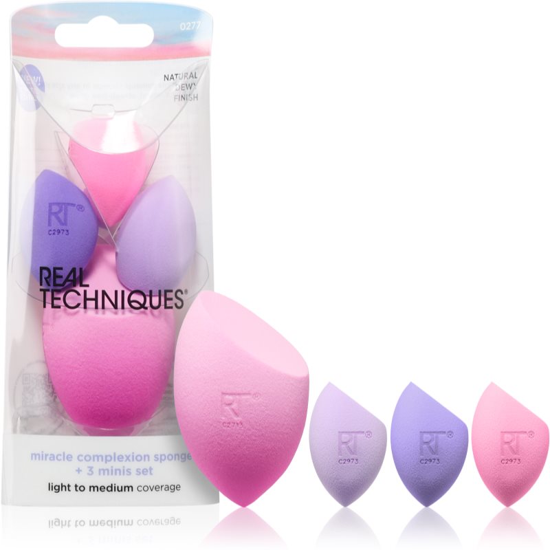 Real Techniques Miracle Complexion Sponge and Concealaer Minis Sunset trusă de machiat 1 buc