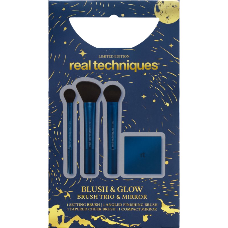 Real Techniques Holiday Blush & Glow set perii machiaj