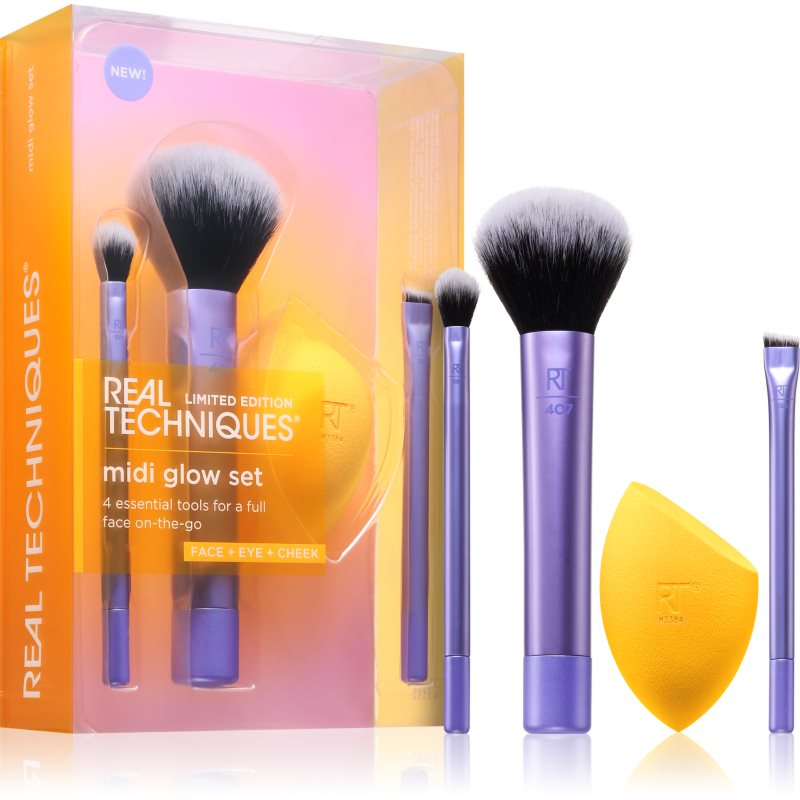 Real Techniques Midi Glow Set set perii machiaj Real Techniques Midi Glow Set set perii machiaj