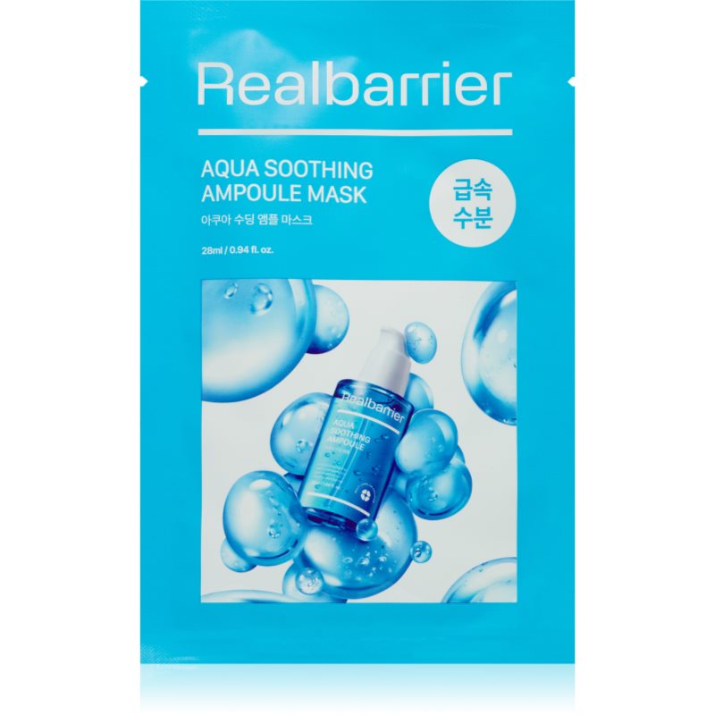 Real Barrier Aqua Soothing Ampoule Mask mască textilă calmantă 28 ml