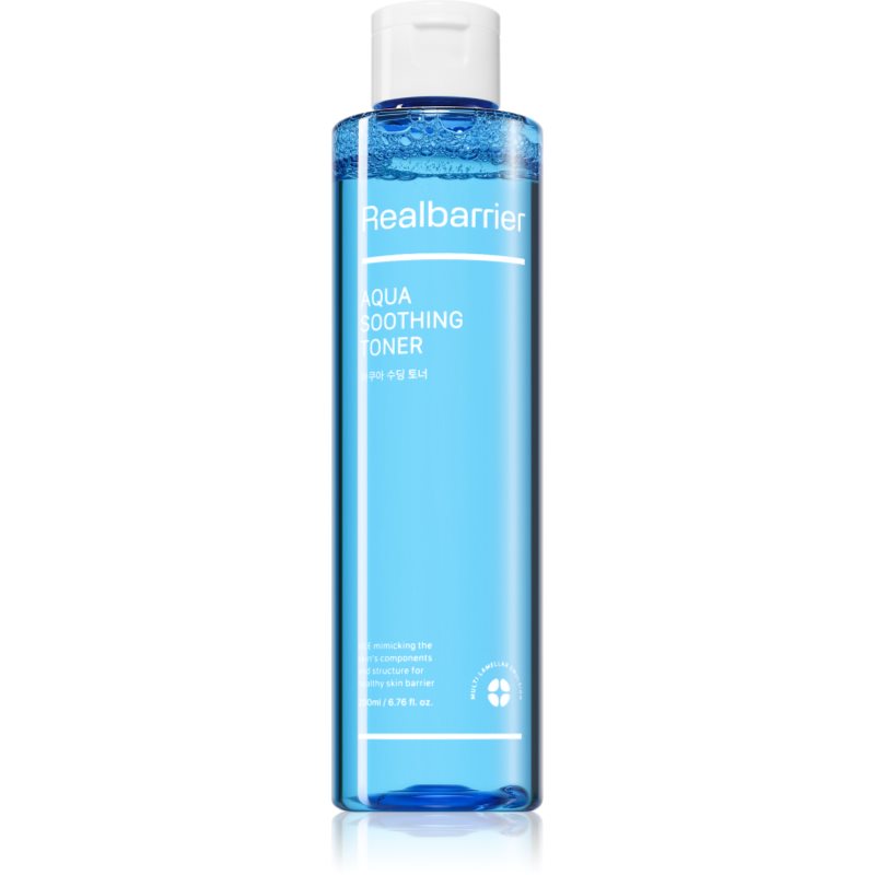 Real Barrier Aqua Soothing tonic hidratant pentru netezirea pielii 200 ml