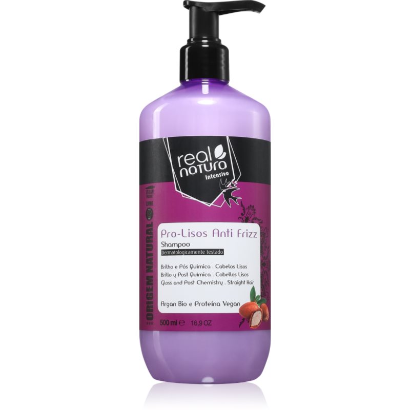 Real Natura Pro - Lisos Anti Frizz șampon anti-electrizare 500 ml