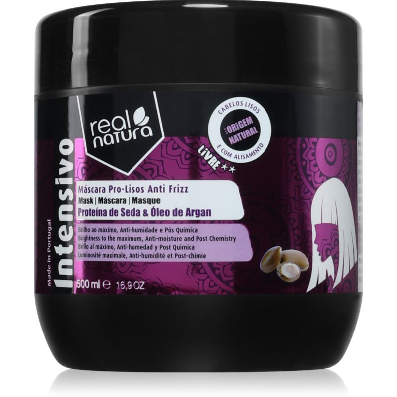 Real Natura Pro - Lisos Anti Frizz Masca de par anti-electrizare 500 ml
