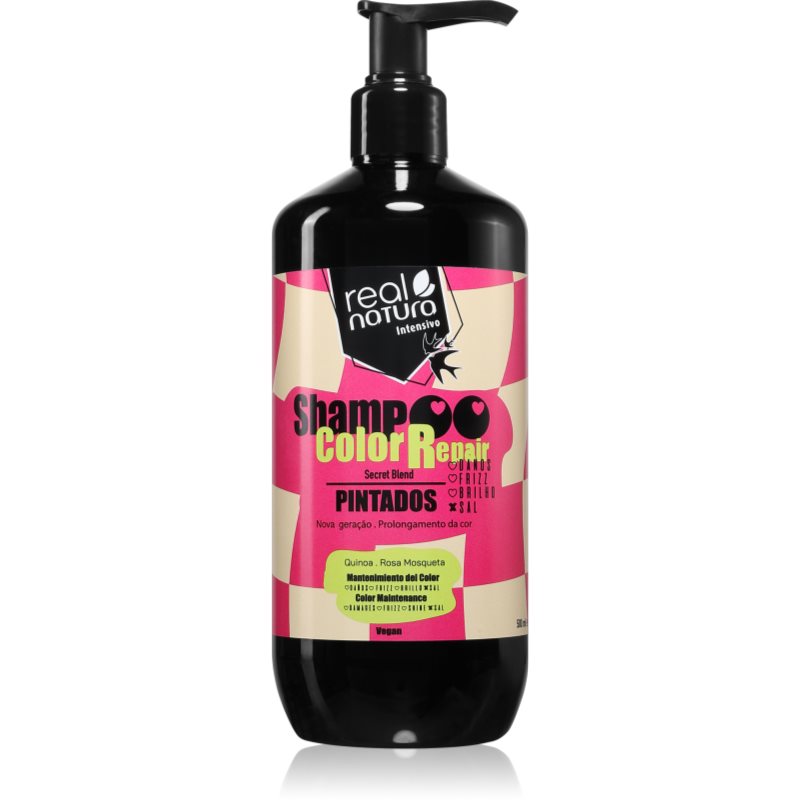 Real Natura Color Repair șampon pentru păr vopsit 500 ml