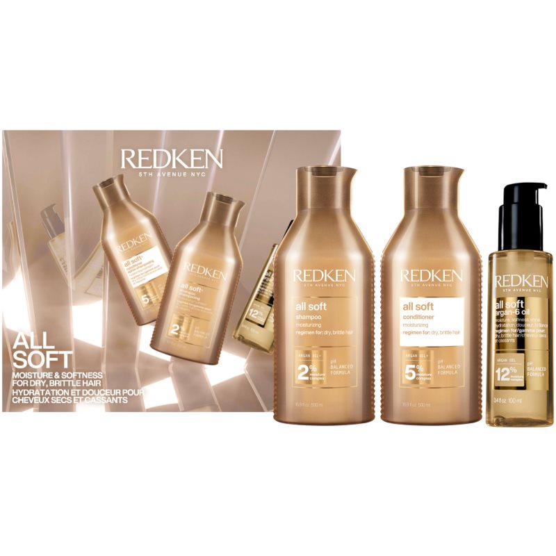 Redken All Soft set cadou pentru par uscat