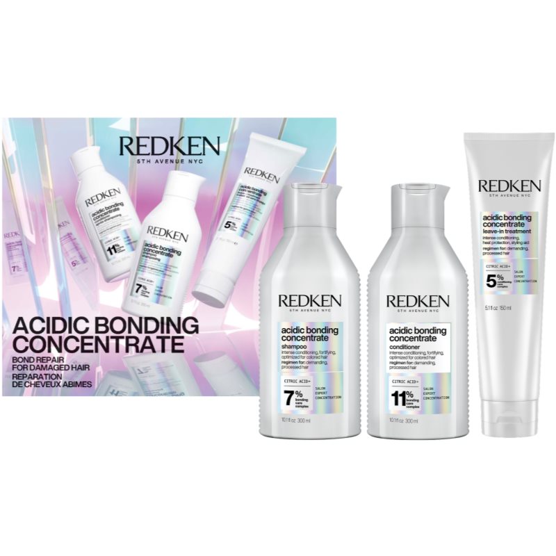 Redken Acidic Bonding Concentrate set cadou efect regenerator