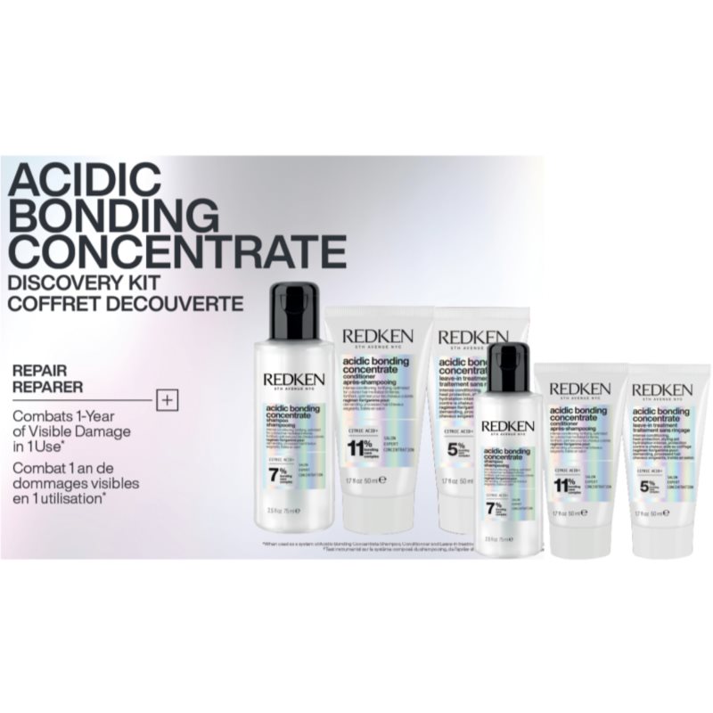 Redken Acidic Bonding Concentrate set cadou pentru par deteriorat si vopsit
