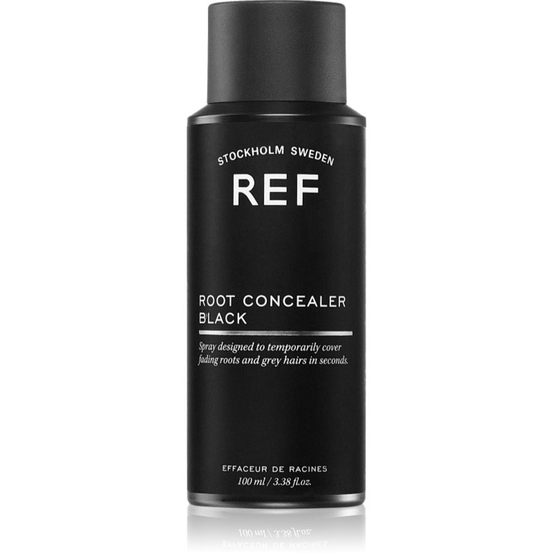 REF Root Concealer spray instant pentru camuflarea rădăcinilor crescute culoare Black 100 ml