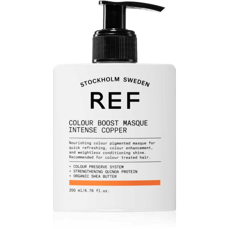 REF Colour Boost Masque mască fină de hrănire fără pigmenți permanenți de culoare INTENSE COPPER 200 ml