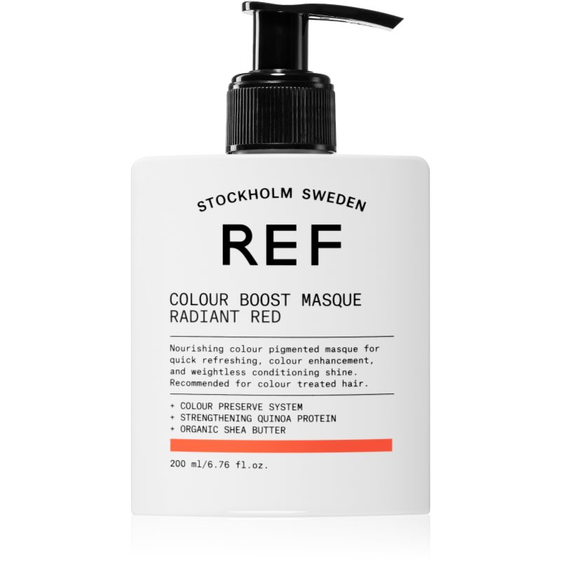 REF Colour Boost Masque mască fină de hrănire fără pigmenți permanenți de culoare RADIANT RED 200 ml