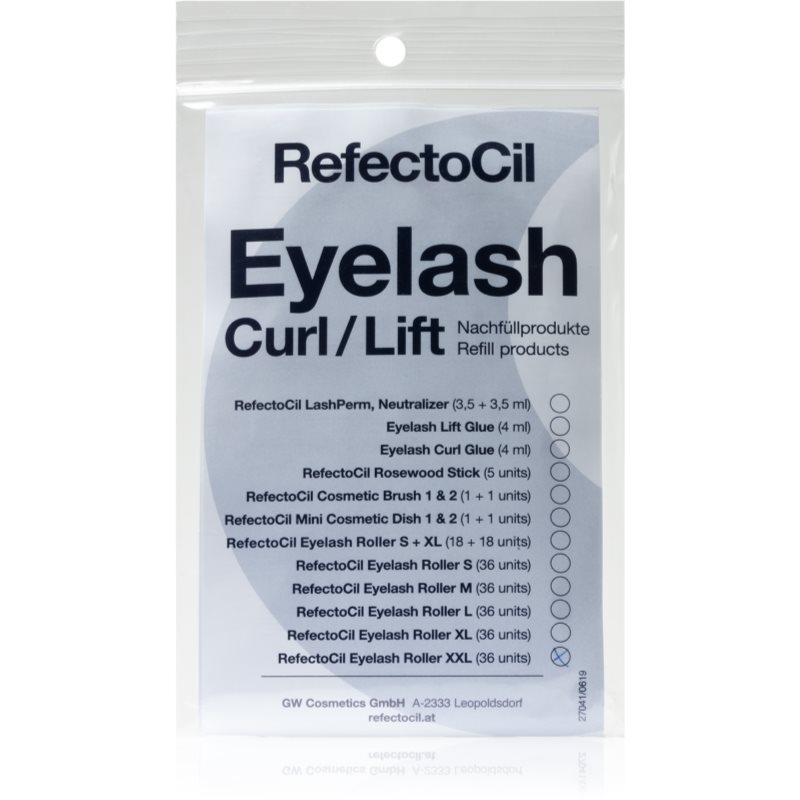RefectoCil Eyelash Curl bigudiuri pentru permanent pentru gene mărime XXL 36 buc