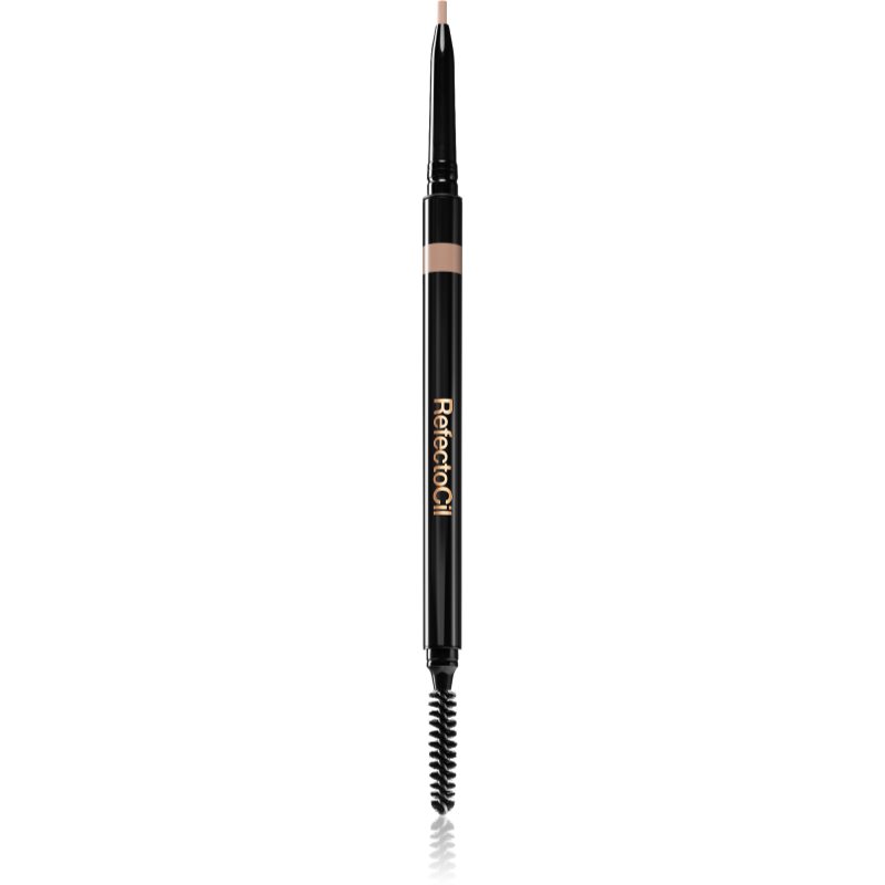 RefectoCil Brow creion pentru sprâncene rezistent la apă cu pensula culoare 01 Light Brown 1 buc