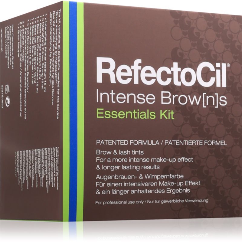 RefectoCil Intense Brow[n]s Essentials Kit set pentru gene și sprâncene