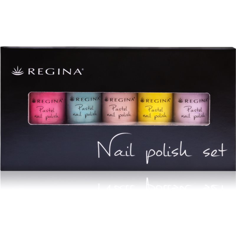 Regina Pastel set de lacuri de unghii mai multe nuanțe 113, 143, 57, 144, 145 5x4 ml