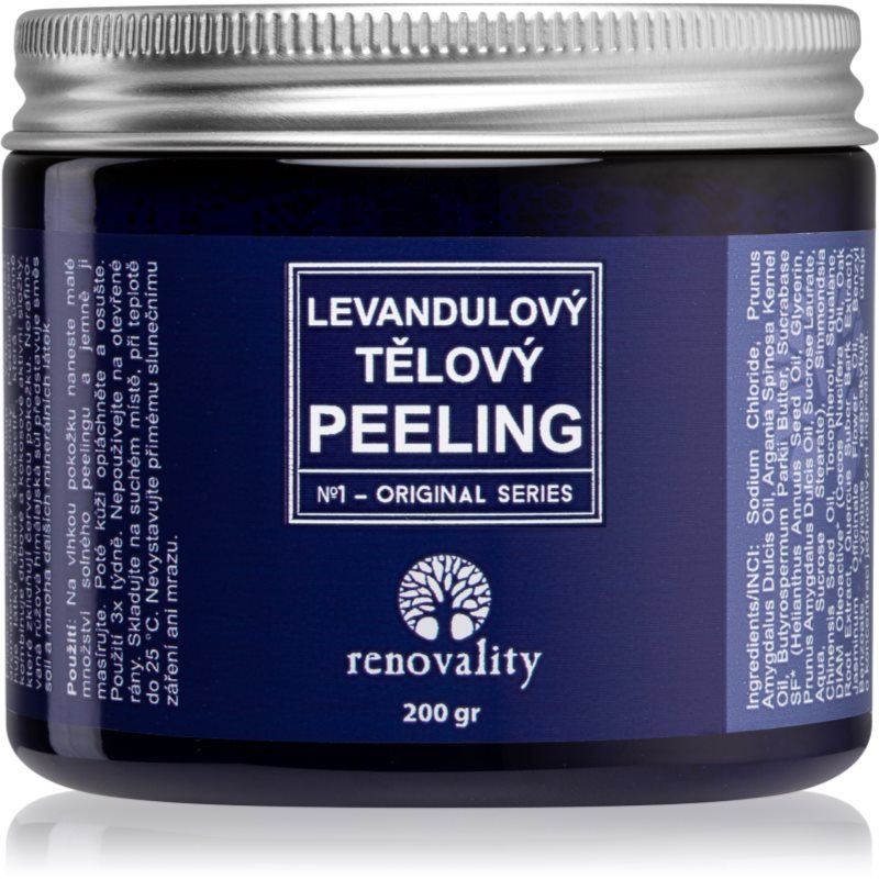 Renovality Original Series exfoliant de corp, cu lavandă 200 g