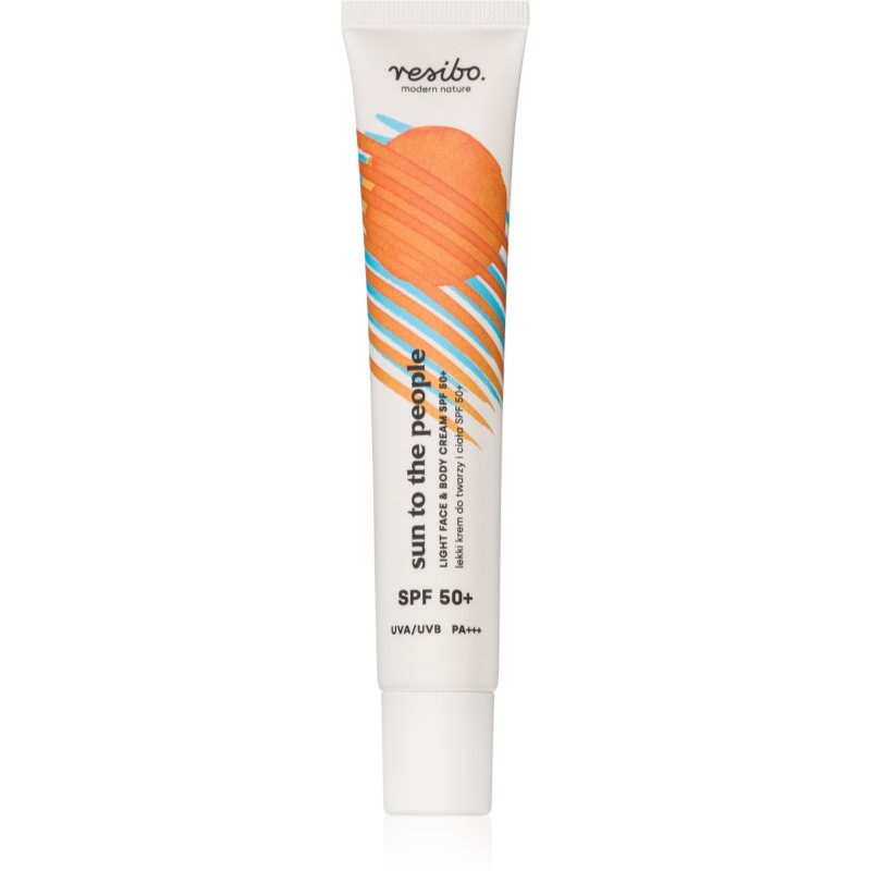 Resibo Sun to the People Light face and body cream SPF50 crema pentru fata si corp SPF 50 50 ml