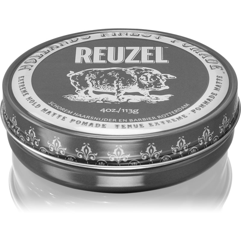 Reuzel Hollands Finest Pomade Extreme Hold alifie pentru par cu efect matifiant 113 g