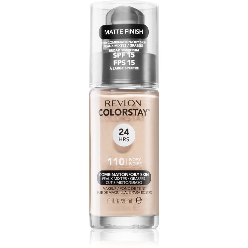 Revlon Cosmetics ColorStay™ machiaj matifiant de lungă durată pentru ten gras și mixt culoare 110 Ivory 30 ml