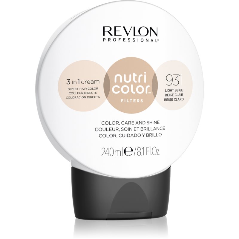 Revlon Professional Nutri Color Filters Toning masca tonifianta si hranitoare pentru uz profesonial 931 240 ml