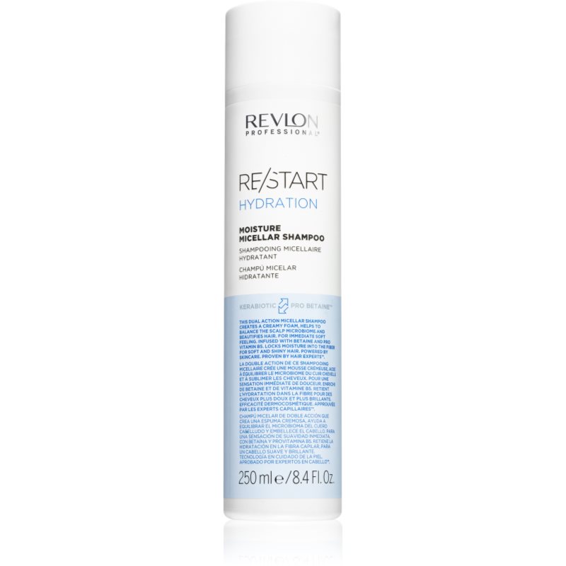 Revlon Professional Re/Start Hydration sampon hidratant pentru par uscat si normal. 250 ml