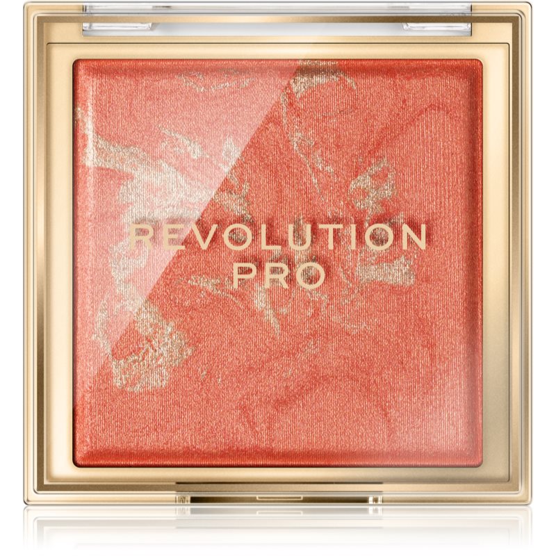 Revolution PRO Lustre blush cu efect iluminator culoare Peach 11 g