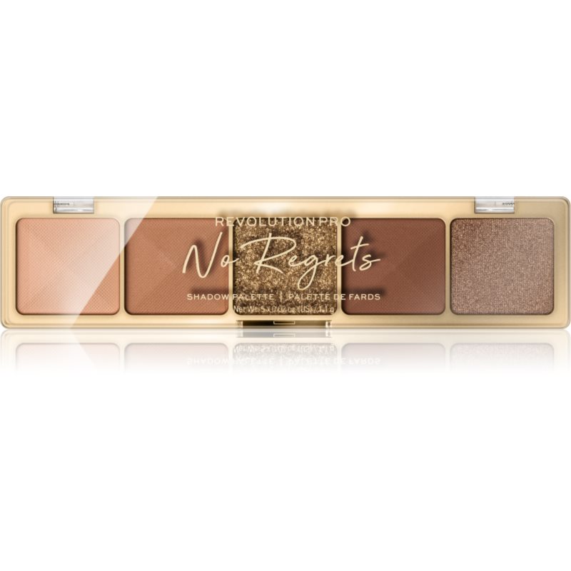 Revolution PRO Glam paletă cu farduri de ochi culoare No Regrets Soft Nude 5,5 g