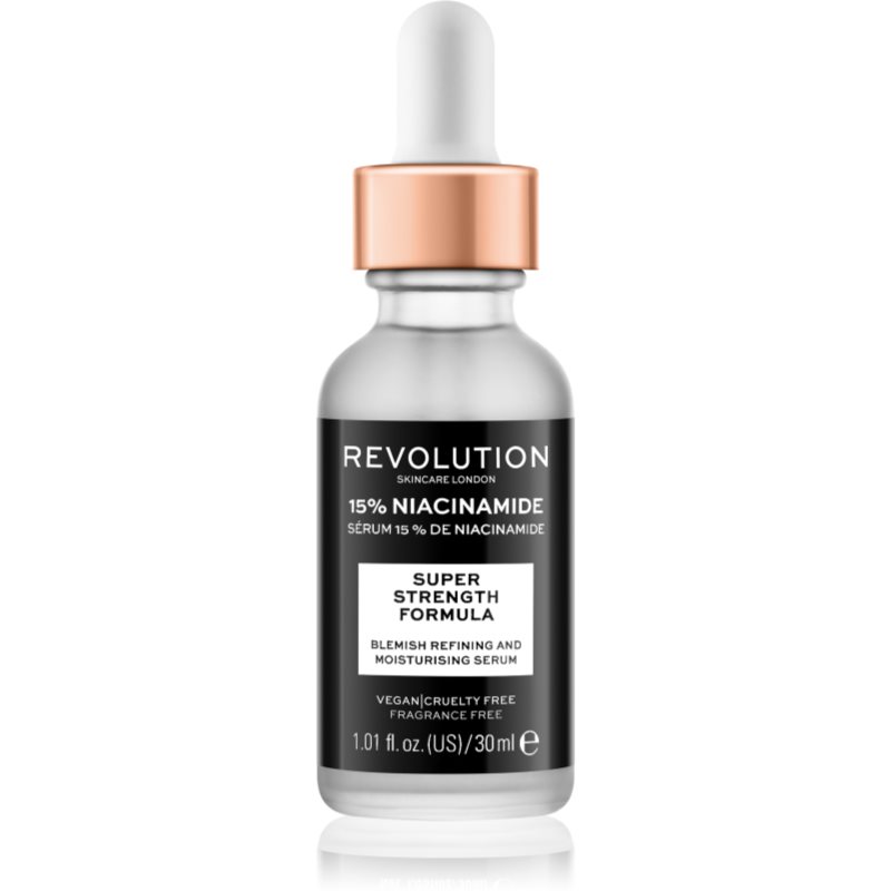 Revolution Skincare Niacinamide 15% ser hidratant pentru ten acneic 30 ml